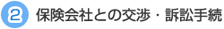 ２　保険会社との交渉・訴訟手続